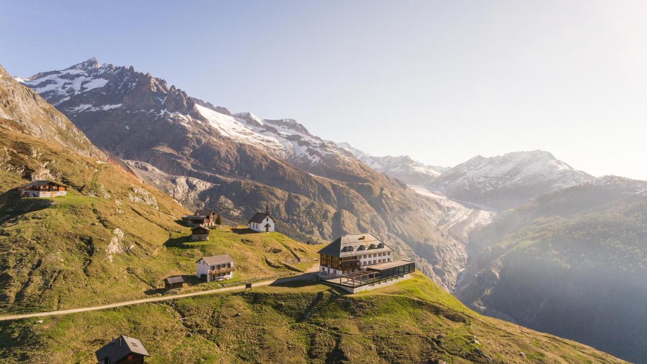 Bergquell Haus D Lägenhet Blatten bei Naters Exteriör bild